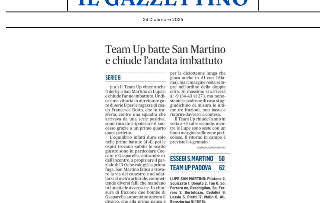 Il Gazzettino – 23/12/2024