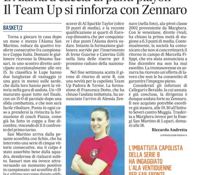 25/01/2025 Il Gazzettino