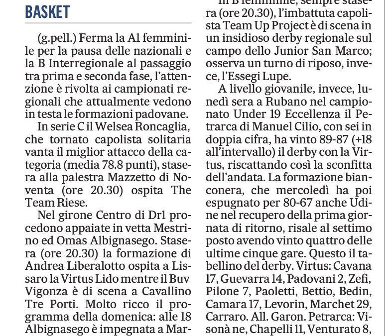 08/02/2025 Il Gazzettino