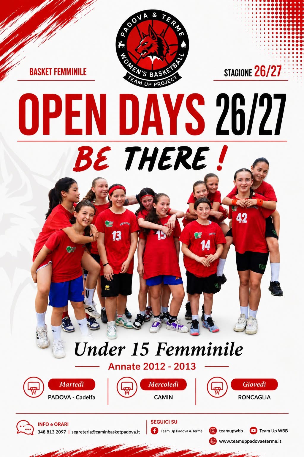 Open day Under 15 26/27